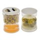 thumbnail image 3 of Jar Dry And Wet Dispenser And Olives Hourglass Jar Container Kitchen Separator Organizer, 3 of 4