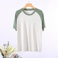thumbnail image 2 of Akafmk Men's Short Sleeves Pajama Tops,Men's Cotton Sleepwear T-Shirt,Casual Fashion Comfy Short Sleeve Solid Pullover Round-Neck Pajama Tops, 2 of 4