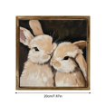 thumbnail image 2 of Diconna Easter Picture Frame Cute Bunny Pattern Photo Decorative Square Postcard Frame Table Ornaments, 2 of 9