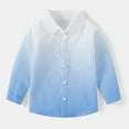 thumbnail image 2 of OKSALE Boys Button Down Shirts Long Sleeve Dress Shirt Cute Tie Dye Print Tops Lapel School Uniform Shirts Toddlers Kids Boys Casual Blouses Boys Gifts 10 to 12, 2 of 8