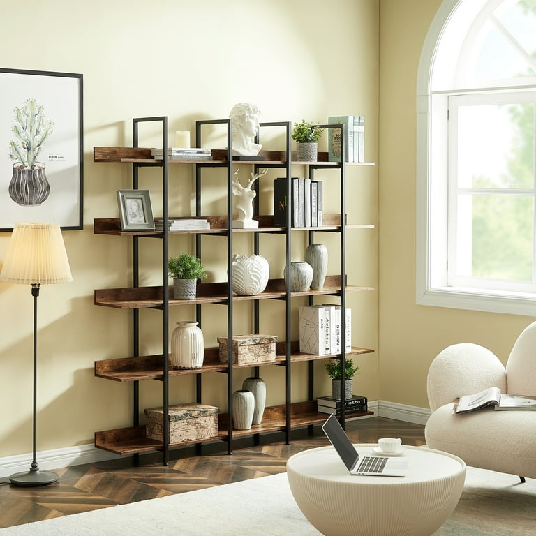 Bookshelf wooden rack deals