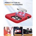 thumbnail image 3 of Funda Jelanry para iPhone 16 Pro Max de 6,9 pulgadas, color rojo, Magsafe, 3 of 8