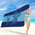 thumbnail image 4 of Beach Towels Oversized,Summer Beach Towels Travel,Microfiber Beach Towel Super Lightweight Colorful Bath Towel Sandproof Beach Blanket Multi-Purpose Towel for Travel Swimming Pool 27.5x55.1 Inch, 4 of 8