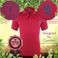 thumbnail image 3 of Albert Morris Mens Striped Short Sleeve Polo Shirts 4 Pack Classics, Medium, 3 of 3