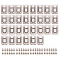 thumbnail image 1 of Shisuyan Box Hasp Lock Silver Iron 30Pcs 1.45X0.98X0.39in, 1 of 8