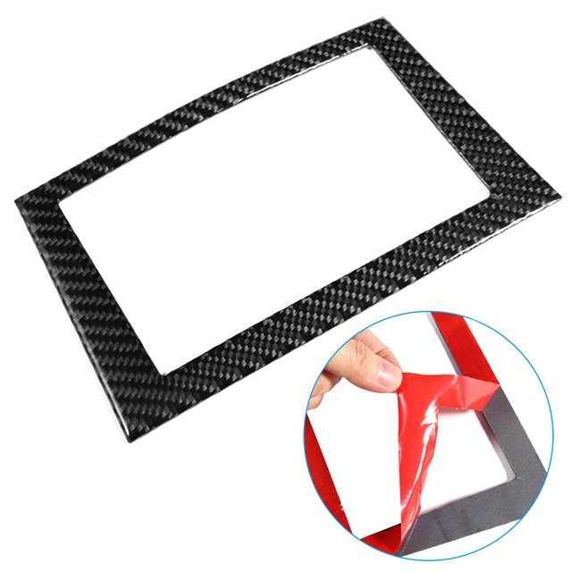 Embellecedor De Marco De Navegación, Pegatina De Panel GPS, Autoadhesivo Antiarañazos De Lujo Para Reemplazo De Coche Para Q50/Q60 ANGGREK Navigation Frame Trim Cover