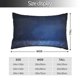 thumbnail image 2 of Fotbe Retro Blue Glitter Funda de Almohada Decorativa Estilo Occidental, Lujo en Algodón, Fundas para Almohadas King, Cojín Estampado para Decoración del Hogar-16"x24", 2 of 6