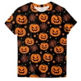 thumbnail image 6 of Duqingm Halloween Shirts for Women Short Sleeve Cute Print T Shirt Halloween Costumes for Women 2026,XL, 6 of 6