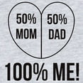 thumbnail image 2 of CafePress - 50 Percent Mom Dad Me T Shirts Body Suit - Cute Infant Bodysuit Baby Romper - Size Newborn - 24 Months, 2 of 3