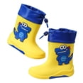 thumbnail image 3 of Otqutp Dinosaur Rainboots for Boys Girls Easy-On Non-Slip Waterproof Rubber Boots Adjustable Outdoor Playing Rain Boots, 3 of 4