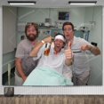 thumbnail image 3 of Póster artístico de la película The Hangover, decoración de pared estética, tapiz, tapiz divertido con memes, decoración de dormitorio, fondos de fiesta, dormitorio universitario, 3 of 5