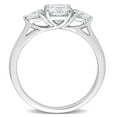 thumbnail image 4 of Everly Women's Created Moissanite Sterling Silver Engagement Ring, 4 of 8
