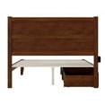 thumbnail image 6 of City Chic Bed with Drawers - Modern Storage Bed Frame - Walnut Finish - Bedroom Furniture, 6 of 6
