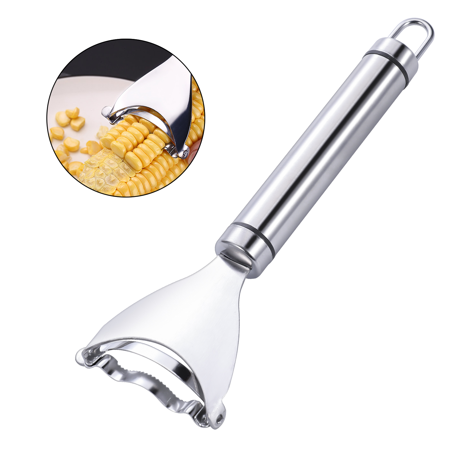 Magic corn peeler, stainless steel corn cob peeler, simple corn peeler
