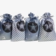 thumbnail image 4 of bobasndm Drawstring Gift Bag 24pcs Christmas Gift Bags Exquisite Single-layer Fabric with Dustproof Mesh Lace Opening Festive Packaging, 4 of 8