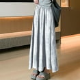 thumbnail image 2 of biudgviw Flowy Pants for Women Lounge Wide Leg Palazzo Trousers Fall Fashion High Elastic Waist Dressy Pants with Pockets, 2 of 6