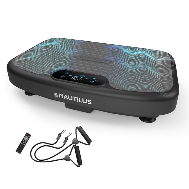 Plataforma vibratoria Nautilus Vibratone Pro con Bluetooth y bandas