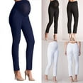 thumbnail image 3 of Leggings de Maternité Élastiques pour Femmes Protection du Ventre Pantalon Crayon, 3 of 3