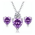 thumbnail image 1 of Set Collar Aretes Plata 925 Cubic zirconia Malubero Malu1747, 1 of 3