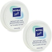 Pack of (2) Nivea Soft Refreshingly Soft Moisturizing Crème, .84 oz