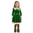 thumbnail image 4 of ANINEO Child Outfits Sets Girls Dress Fairy Party Gown Long Sleeve Holiday Pageant Outfit For Festive Season Stage Performance Long Sleeve Clothes Soft, 4 of 6