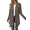 Leopard, variant on Mengpipi Women's Cardigans Fall Spring Winter Long Sleeve Open Front Draped Irregular Hem Solid Color Casual Lightweight Basic Regular Fit Outerwear Coat S-3X
