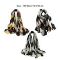 thumbnail image 3 of fastboy Warm Cozy New Plaid Pashmina Shawl Add Warmth And Style To Outfits Print Pattern Warm Winter Scarves Blue, 3 of 6