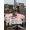 Pink, variant on Outdoor Tablecloth with Umbrella Hole and Zipper, Pink Snowman Christmas Rectangle Table Cloth 60x120 Inch Waterproof Tablecloth, Xmas Snowflake Winter Ball Picnic Table Cover for Patio Camping