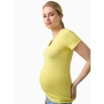 thumbnail image 6 of Ingrid & Isabel For Every Belly Women's Maternity Short Sleeve Fitted Scoop Tee, Sizes S-XXL, 6 of 10