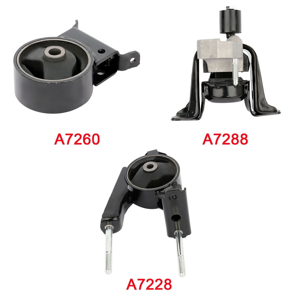 ECCPP Engine Motor and Trans Mounts A7288 A7260 A7228 Set of 2 Fit For 2004 2005 2006 for Scion XA / XB 1.5L