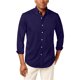 thumbnail image 1 of Club Room Mens Adams Button Up Shirt, navyblue, XL Neck, 1 of 1