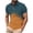 Gold #B, variant on Mens Golf Shirts Short Sleeve Gradient Color Polos Business Casual Blouses Summer S-4X Soft Collared Tops (3XL, Dark Gray|Striped)