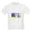 White, variant on CafePress - I Stand With Ukraine Flag American Flag Su T Shirt - Light T-Shirt Kids XS-XL