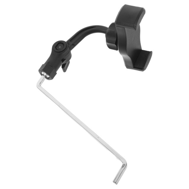 HONITANO Clip de Musique Support de Saxophone Téléphone Noir pour Usage Domestique avec Angles de Vision Réglables