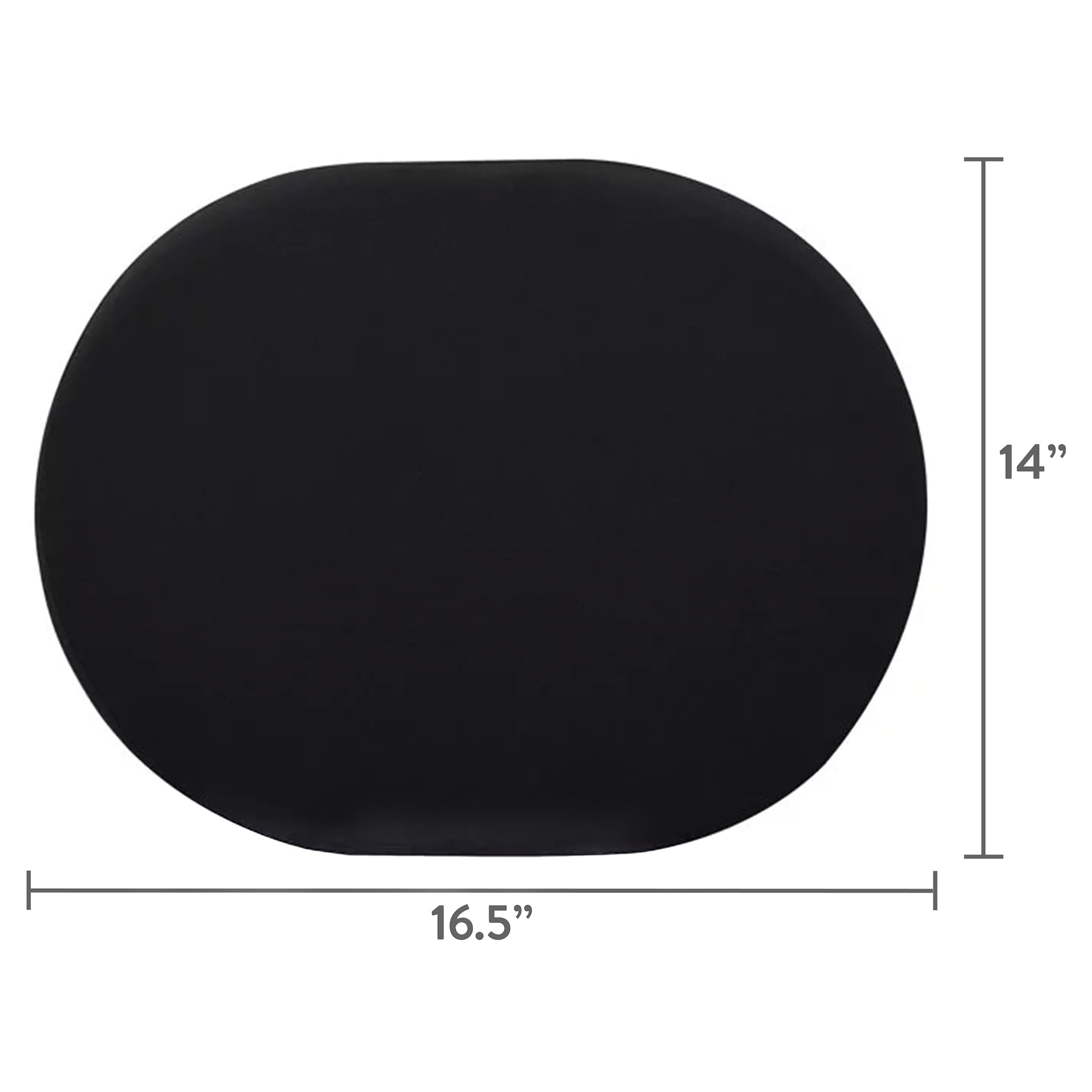 Equate Foam Ring Cushion, Black