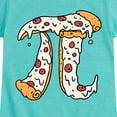 thumbnail image 3 of Instant Message - Pizza Pi - Toddler And Youth Girls Short Sleeve Graphic T-Shirt, 3 of 6