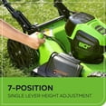 thumbnail image 6 of Greenworks 80V 21" Push Mower with (1) 4Ah Battery & Charger 2501202VT​, 6 of 15