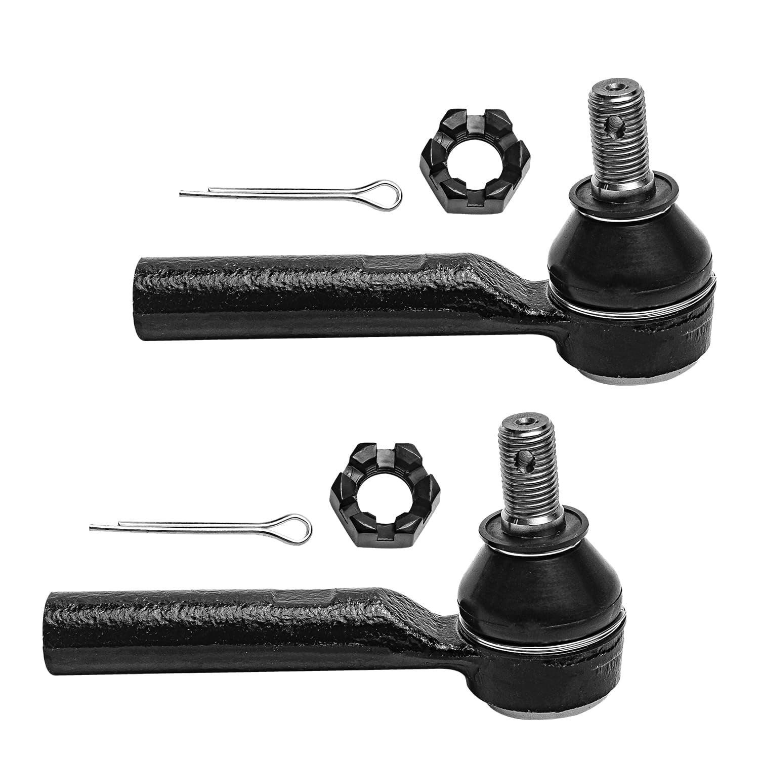 Detroit Axle - 10pc Front End Suspension Kit for 2003-2009 Toyota 4Runner FJ Cruiser Lexus GX470 2004 2005 2006 2007 2008, 4 Upper Lower Control Arms Ball Joints 4 Inner Outer Tie Rods 2 Sway Bars