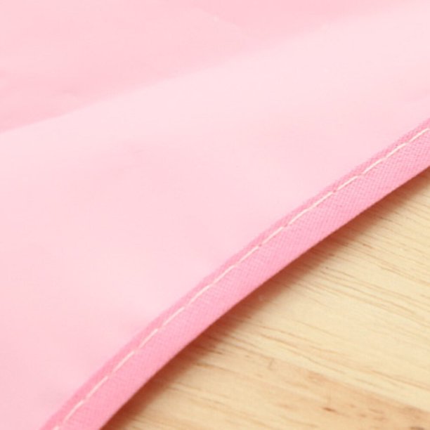 Milisten Delantal Suelto Rosa Impermeable Con Patrón Tela Cómoda Para Protección En Cocina