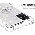thumbnail image 4 of Case for Samsung Galaxy A51 5G, Galaxy A51 5G Case Girls Women Glitter Clear TPU Cute Bling Love Quicksand Sparkle Case with Stand Shockproof Liquid Case for Samsung Galaxy A51 5G Colorful YBZ, 4 of 12