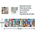 thumbnail image 2 of Outdoor Bar Decor Its 5 O'clock Somewhere Sign Vintage Bar Signs For Home Bar Wall Accessories Patio Metal Signs Garage Tin Sign Funny Street Signs For Bedroom Decorations 4x16inch, 2 of 7