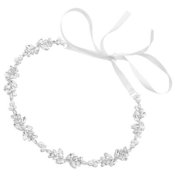 Rhinestone Waist Chain Belt for Wedding Dress Bridal Accessories Women Formal Wear White Bride