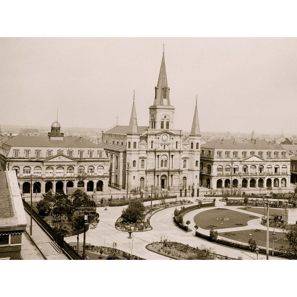 Jackson Square, New Orleans, La. Print Wall Art