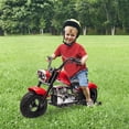 thumbnail image 6 of 36V Electric Dirt Bike,350W Brushless Motor Electric Motorcycle,Up to 16.5 MPH,Motorcycle for Kids,Dirt Bike With Spring Suspension,LED Lights,Leather Seat & Max 176 Lbs Load, 6 of 9