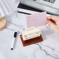 thumbnail image 3 of 1Pc Wooden Rotating Perpetual Calendar Wood Creative Calendar with 1Pc Pen and 1Pc Message Card Month Week Day Date Display Desk Table Calendars, 3 of 6
