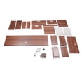 thumbnail image 3 of Wall Mounted Desk Wall Mounted Desk with Pull Out Drawer, Wall Organizer Rectangular Computer Desk, 3 of 9
