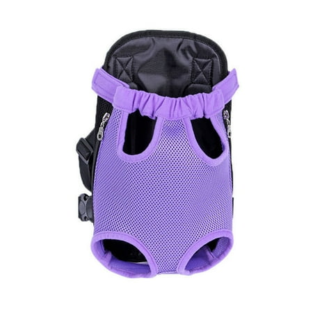 Pet Dog Puppy Backpack Carrier Travel Note Bag Front Net Double Sling Shoulder