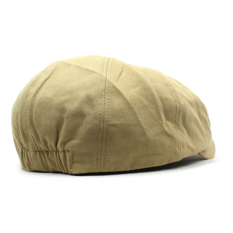 Newsboy Hat for Women Men Flat Cap Solid Cotton Breathable Irish Cabbie Ivy  Driving Painter Beret Hats for Spring Summer 