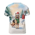 thumbnail image 2 of Hello Winter German Shepherd Frosty Morning Walk Welcome Snowy Christmas All Over Print 3D Shirt Unisex Merch Alsatian Dog Lover Gifts - 02018, 2 of 6
