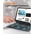 thumbnail image 3 of Funda para iPad Pro 13 CHESONA 2024 con teclado desmontable, color negro, 3 of 8